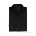 BIG SALE Camisa tejida teñida liso para hombre